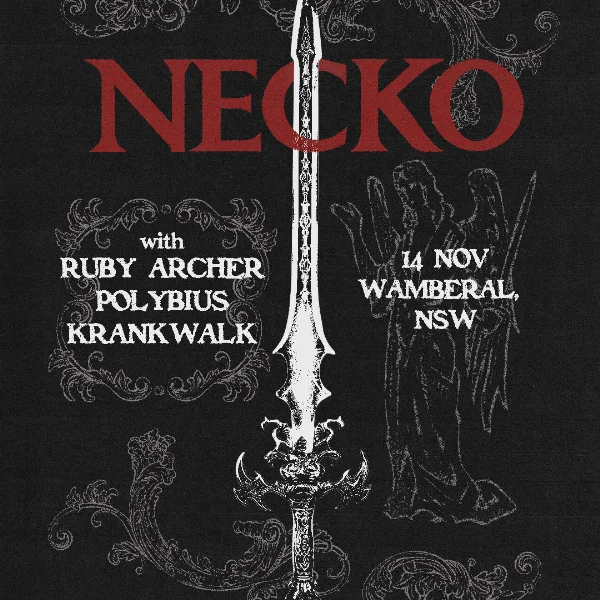 Necko w. Ruby Archer + POLYBIUS + Krankwalk at Ocean View (Wamberal Surf Club)