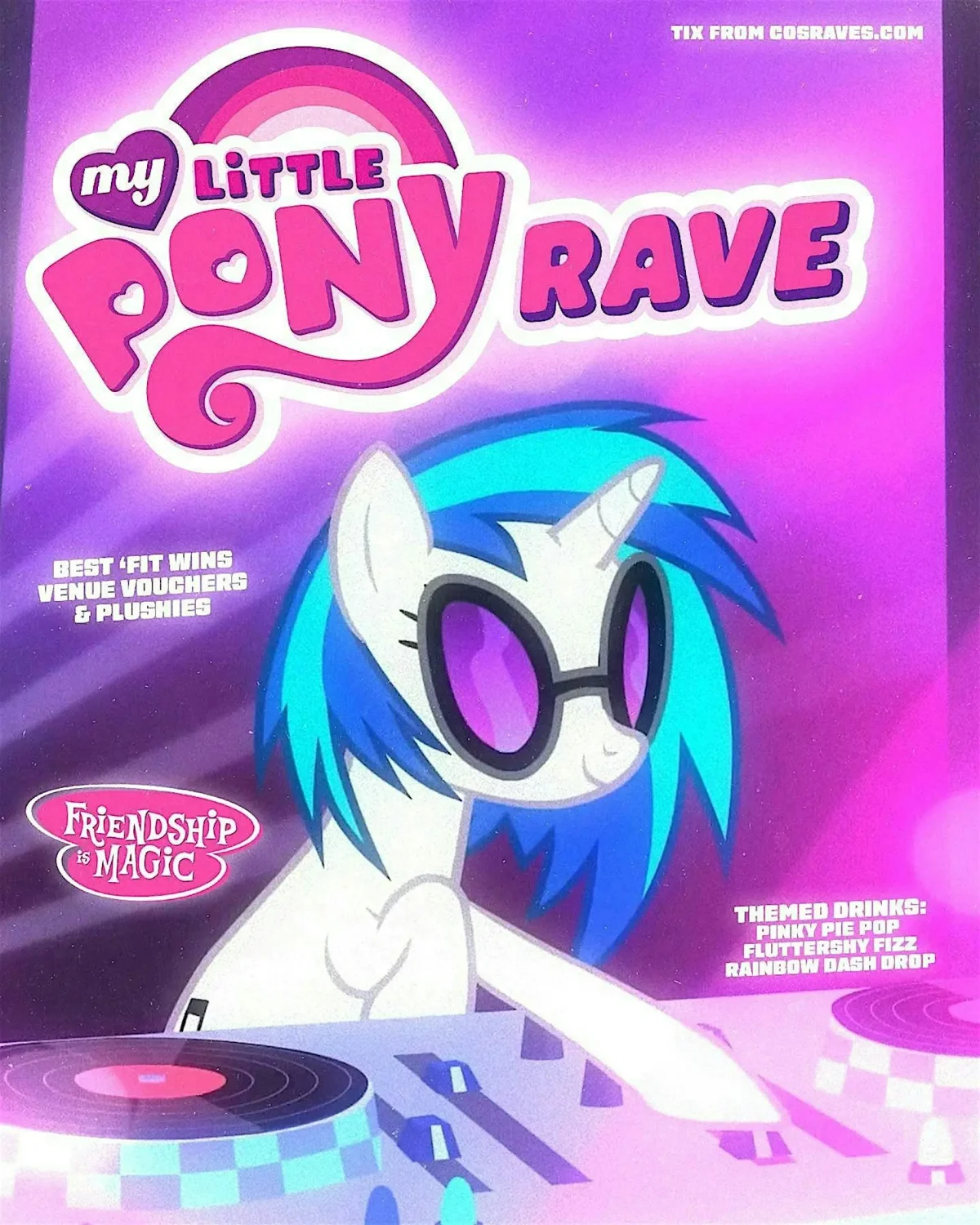 MY LITTLE PONY RAVE MELBOURNE at Deluxe Bar
