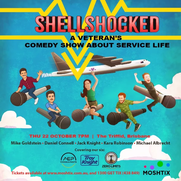 Shellshocked, A Veteran Comedy Night at The Triffid