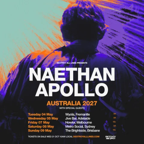 Naethan Apollo | Australia 2027 | Fremantle  With special guests at HonkyTonk