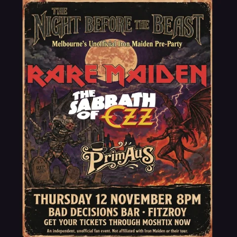 Rare Maiden and The Sabbath of Ozz at Bad Decisions Bar