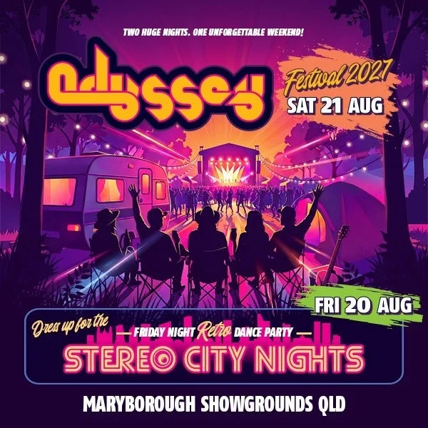ODYSSEY FESTIVAL 2027 at Maryborough Showgrounds and Equestrian Park