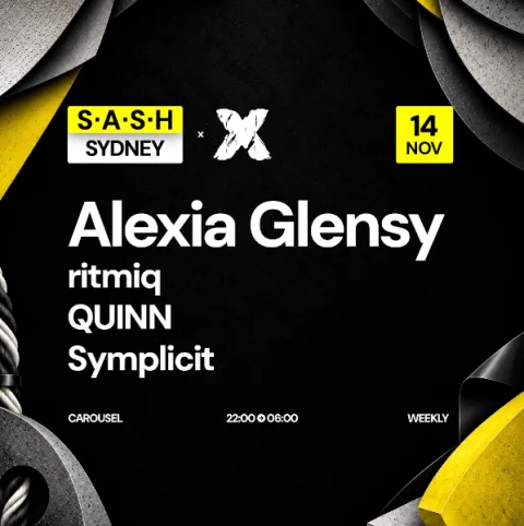 ★ S.A.S.H Sydney ★ X ★ Saturday 14th November ★ at Carousel Bar & Ballroom