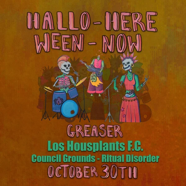 4ZZZ - Hallo Here Ween Now at Greaser Garage