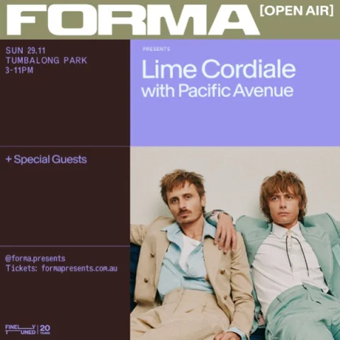 FORMA pres. Lime Cordiale + Pacific Avenue & more - Darling Harbour, Tumbalong Park at Tumbalong Park
