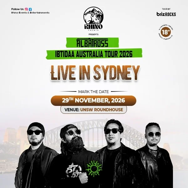 ALBATROSS “IBTIDAA”  LIVE IN SYDNEY at Roundhouse