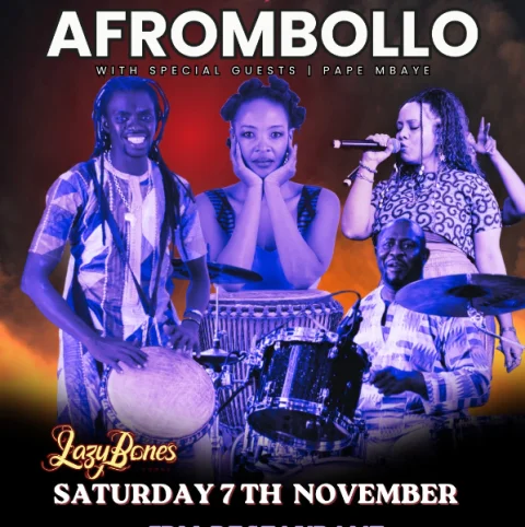 AFROMBOLLO at Lazybones Lounge Restaurant & Bar