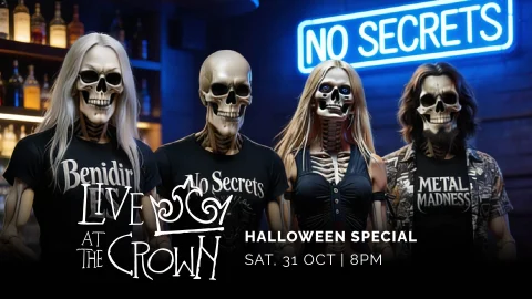 No Secrets Halloween Special at Crown Hotel Collie