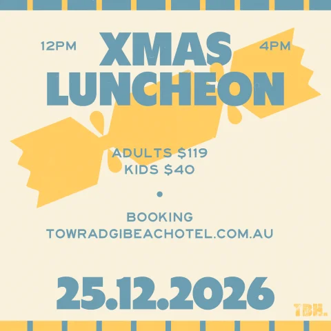 Christmas Day Luncheon at Towradgi Beach Hotel