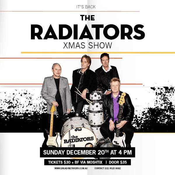 The Radiators Xmas Show at Engadine Tavern