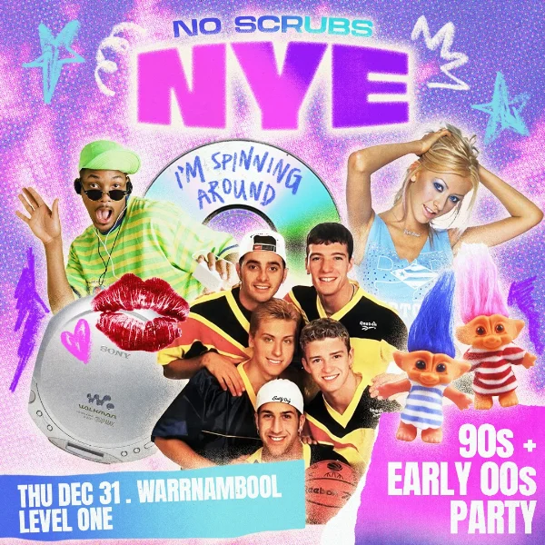 No Scrubs: NYE Party - Warrnambool at Level One