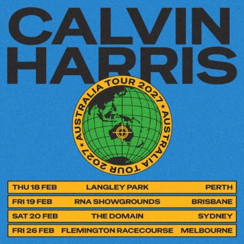 Calvin Harris - Australia Tour 2027 at Brisbane Showgrounds