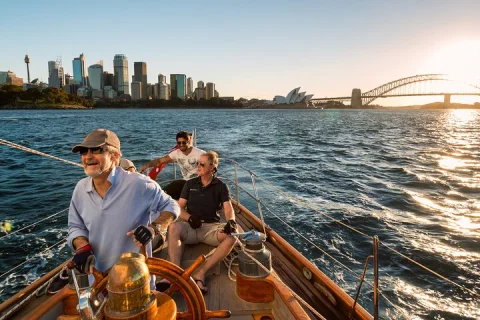 Sydney Harbour: Hands On Sailing Experience on Luxury Yacht in Manly