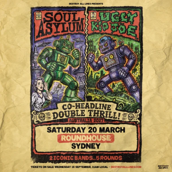 Soul Asylum + Ugly Kid Joe Australia 2027 at Roundhouse