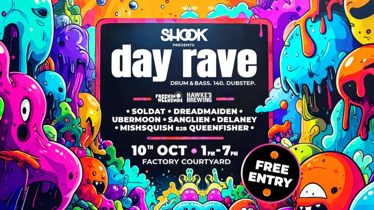 FREEKIN WEEKENDS X SHOOK DAY RAVE at Factory Theatre