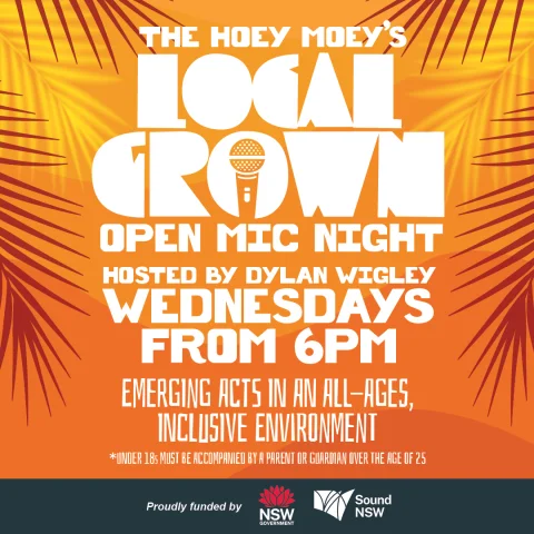 Local Grown Open Mic Night! at Hoey Moey Hotel