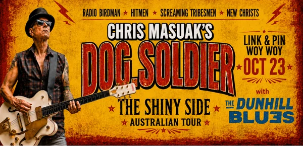 Chris Masuak's Dog Soldier (ex-Radio Birdman) in Woy Woy at Link and Pin Cafe