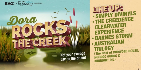 Dora Rocks The Creek at Dora Creek Workers Club