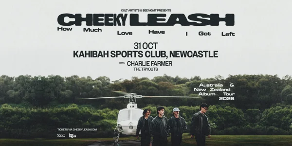 Cheeky Leash ‘How Much Love Have I Got Left’ Aus & NZ Album Tour at Kahibah Sports Club