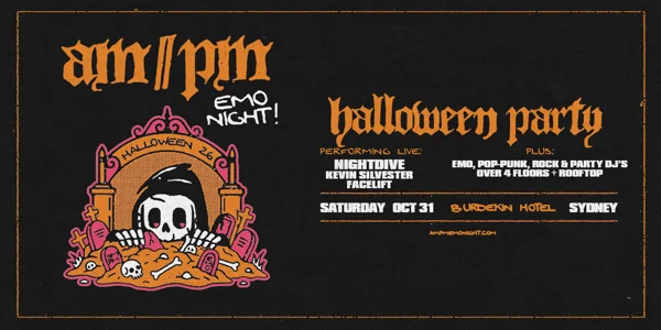am//pm emo night halloween: sydney at Burdekin Hotel