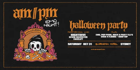 am//pm emo night halloween: sydney at Burdekin Hotel