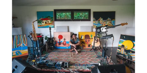 Felipe Baldomir, 'Beach Day' Album Launch Party & Art Exhibition at The Warehouse - Byron Bay