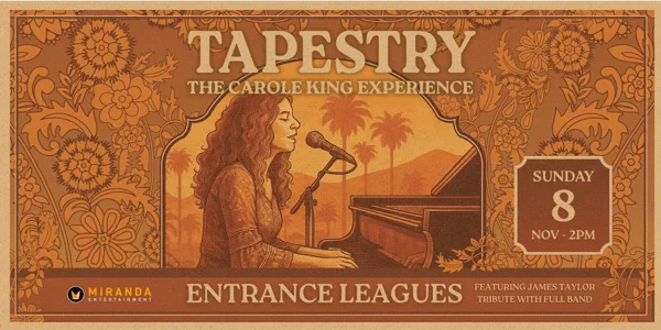 Tapestry The Carole King Experience | 8th NOV at The Entrance Leagues Club