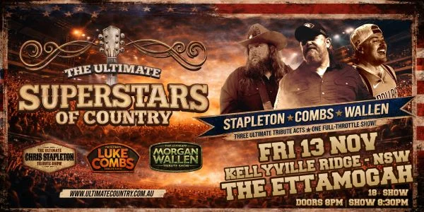 The Ultimate Superstars of Country Tribute Concert at The Ettamogah