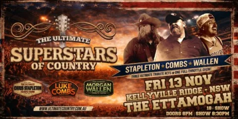 The Ultimate Superstars of Country Tribute Concert at The Ettamogah