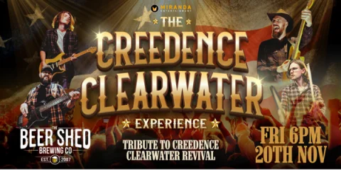 THE CREEDENCE CLEARWATER EXPERIENCE at The Beer Shed Brewing Co