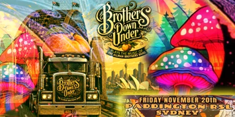 The Brothers DownUnder - The Music of The Allman Brothers Band at Paddo RSL