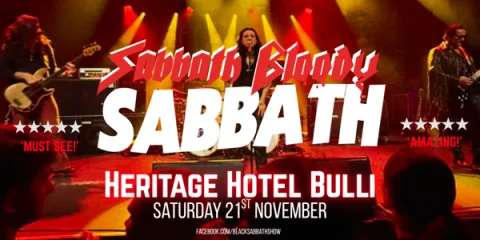 Sabbath Bloody Sabbath at Heritage Hotel Bulli