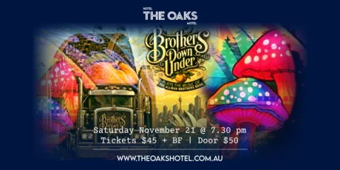 The Brothers DownUnder - The Music of The Allman Brothers Band at The Oaks Hotel