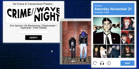 Crime//Wave Night - Sydney at Burdekin Hotel