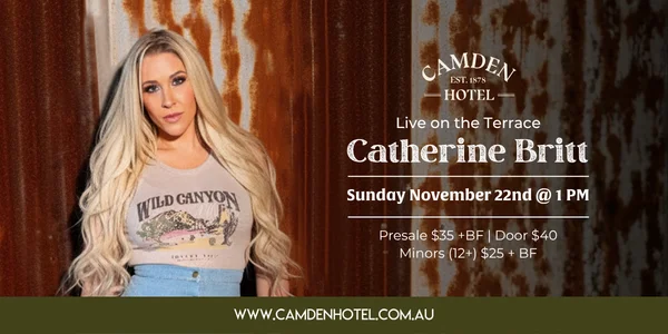 Catherine Britt at Camden Hotel