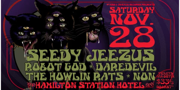 Seedy Jeezus at Hamilton Station Hotel