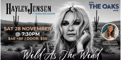 Hayley Jensen - Wild As The Wind Tour at The Oaks Hotel