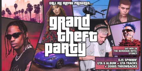 Grand Theft Party: GTA Appreciation Party - Sydney at Burdekin Hotel