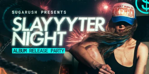 sugarush: SLAYYYTER NIGHT - album release party at Burdekin Hotel