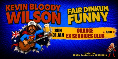KEVIN BLOODY WILSON at Orange Ex Services Club