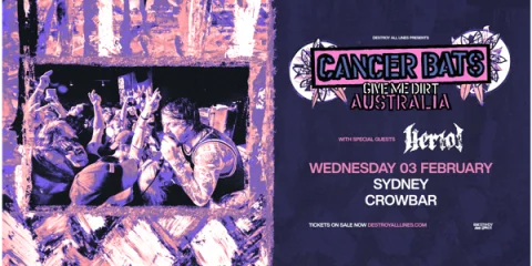 Cancer Bats | Give Me Dirt Australia | Sydney at Crowbar Sydney