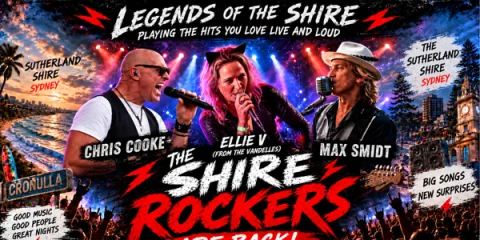 The Shire Rockers, Chris Cooke, Max Smidt & Ellie from The Vandelles at Brass Monkey Cronulla