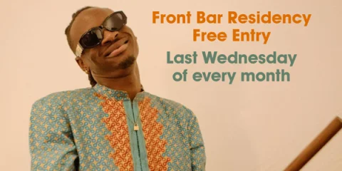 Amadou Suso in The Retreat front bar at The Retreat Hotel