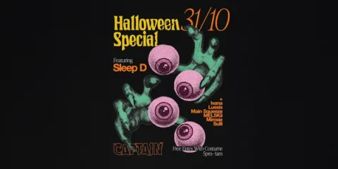 Captain Presents Halloween ft. Sleep D at Captain Bar