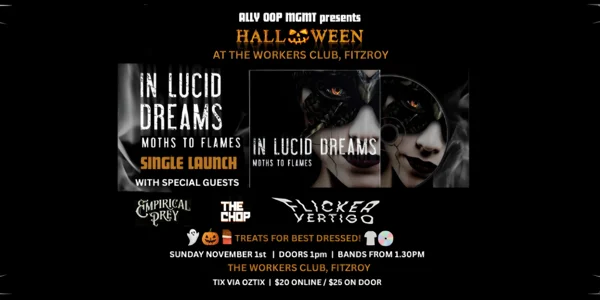 Halloween at The Workers Club ft. In Lucid Dreams (Single Launch) at The Workers Club