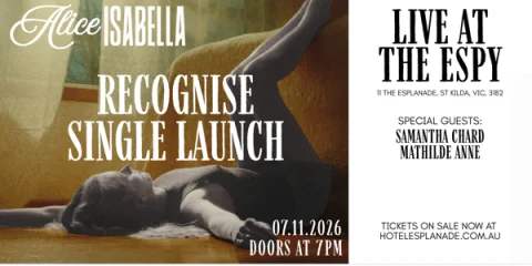 Alice Isabella - ‘Recognise’ Single Launch at Basement @ Esplanade Hotel