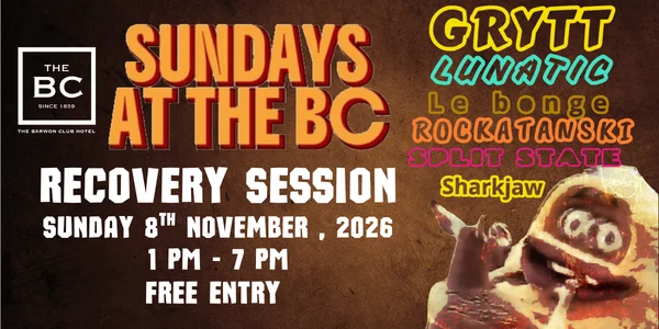 Sundays At The BC : Recovery Session! at Barwon Club Hotel
