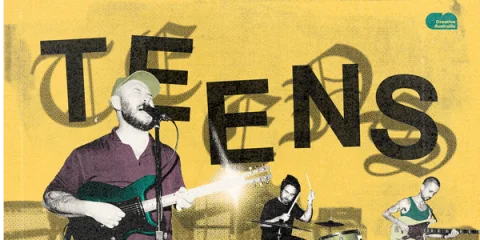 TEENS - Negative Energy Australian Tour with MILKSICK (FRONT BAR- FREE GIG!!) at The Tote Hotel Band Room