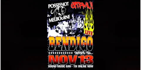 POSSESHOT (LIVE), Bendigo at Sound Music Bar