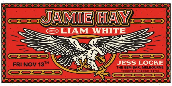 Jamie Hay with Liam White at The Gem Bar
